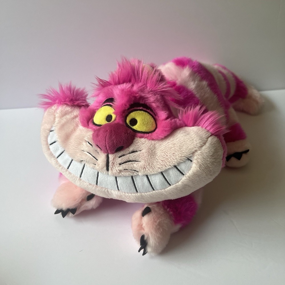Disney Store Exclusive‎ CHESHIRE CAT Alice In Wonderland Plush Toy 20'' Large